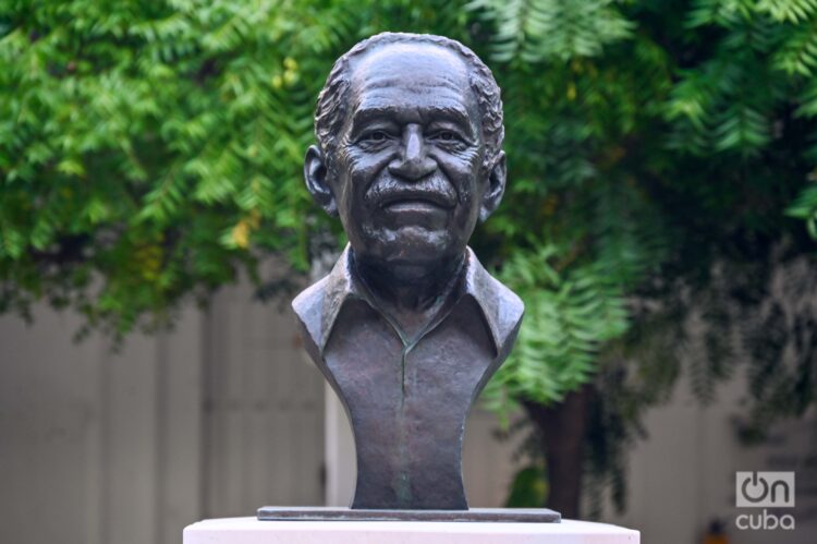 Busto de bronce de Gabriel García Márquez, esculpido por la artista británica Katie Murray. Foto: Kaloian.